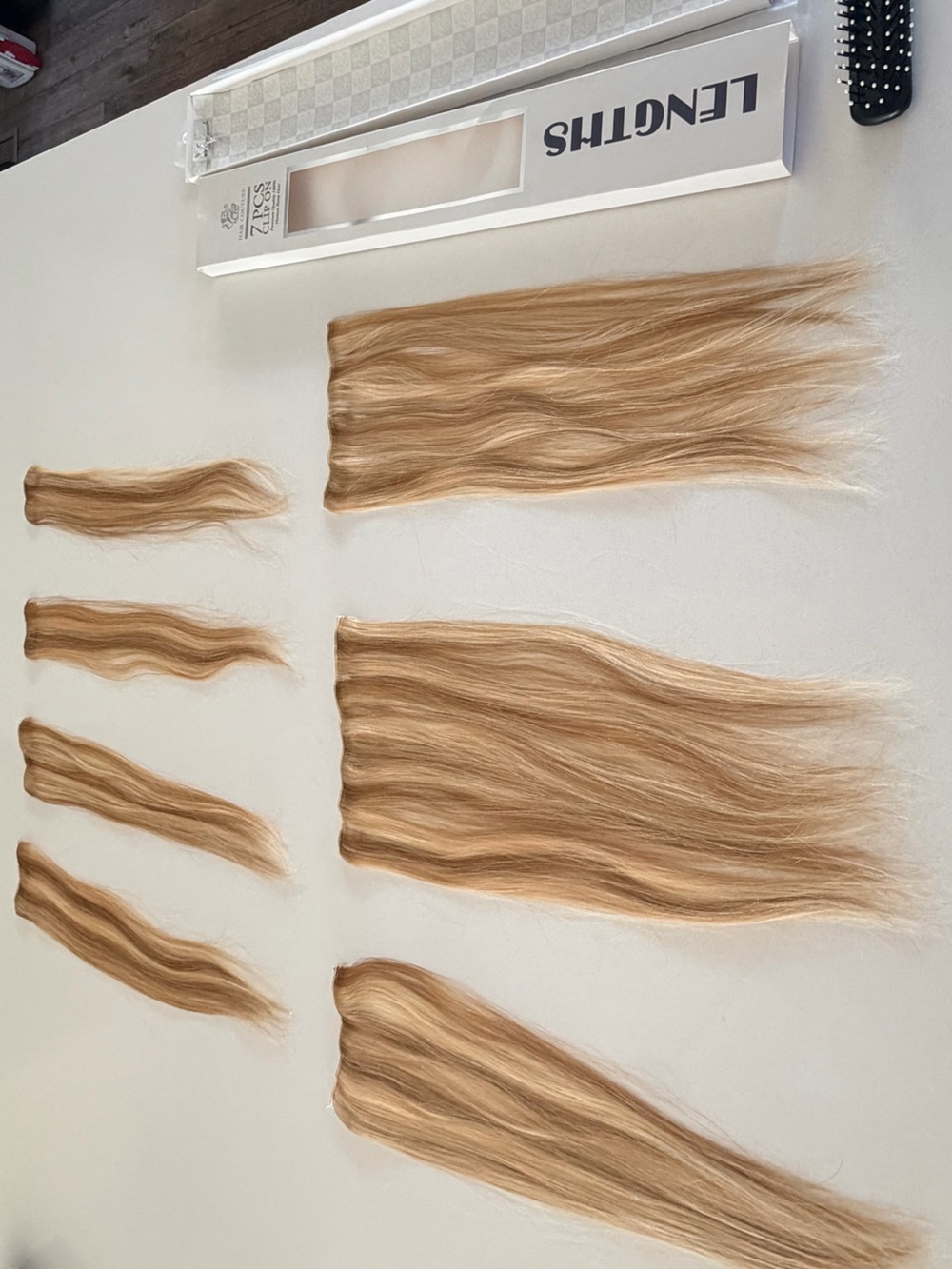 Hair Couture "Lengths" 18" Clip-In Extensions – Color #116 – Worn Once (Wedding)